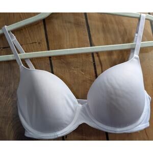 Victoria's Secret Pink Wear Everywhere T Shirt Grey Bra 34C 34 C Underwire Pad